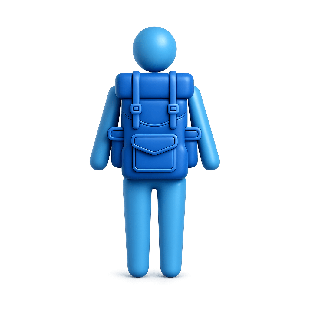 Project Odyssey backpacker mascot