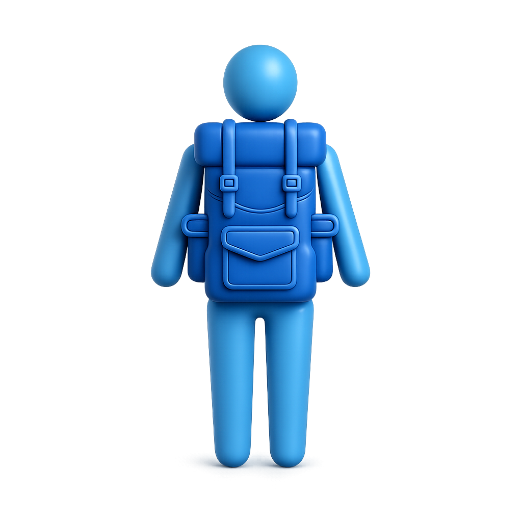Project Odyssey backpacker mascot